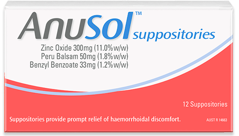 Anusol<sup>™</sup> suppositories